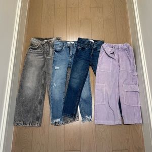Set of four Zara Kids Girl Jeans